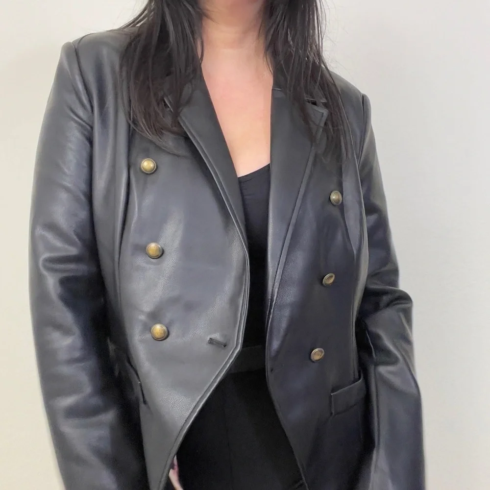 Amarillis Faux Leather Jacket